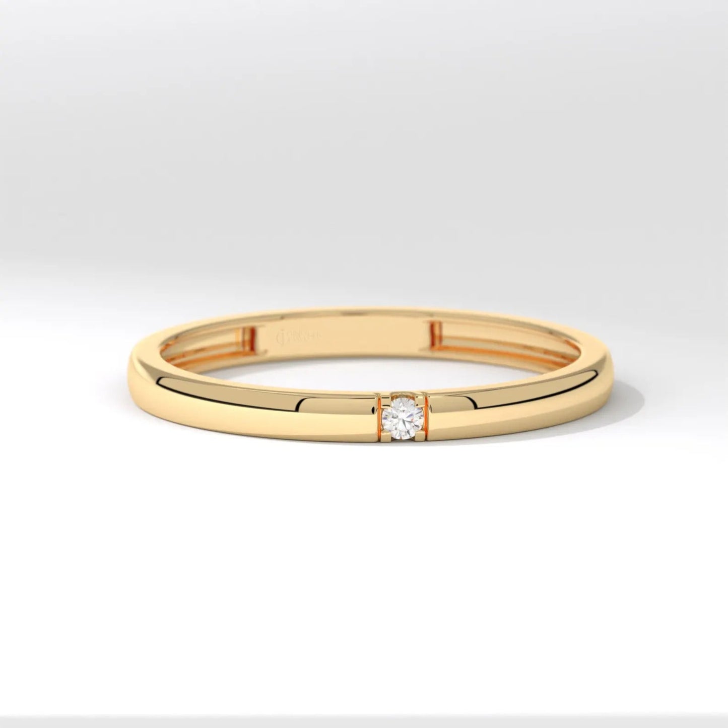 Promise Rings Women's Engagement Rings Minimalist 14K Gold Band Ring