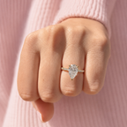 Hidden Halo Diamond Ring Pave Band Engagement Ring Pave Band Ring.
