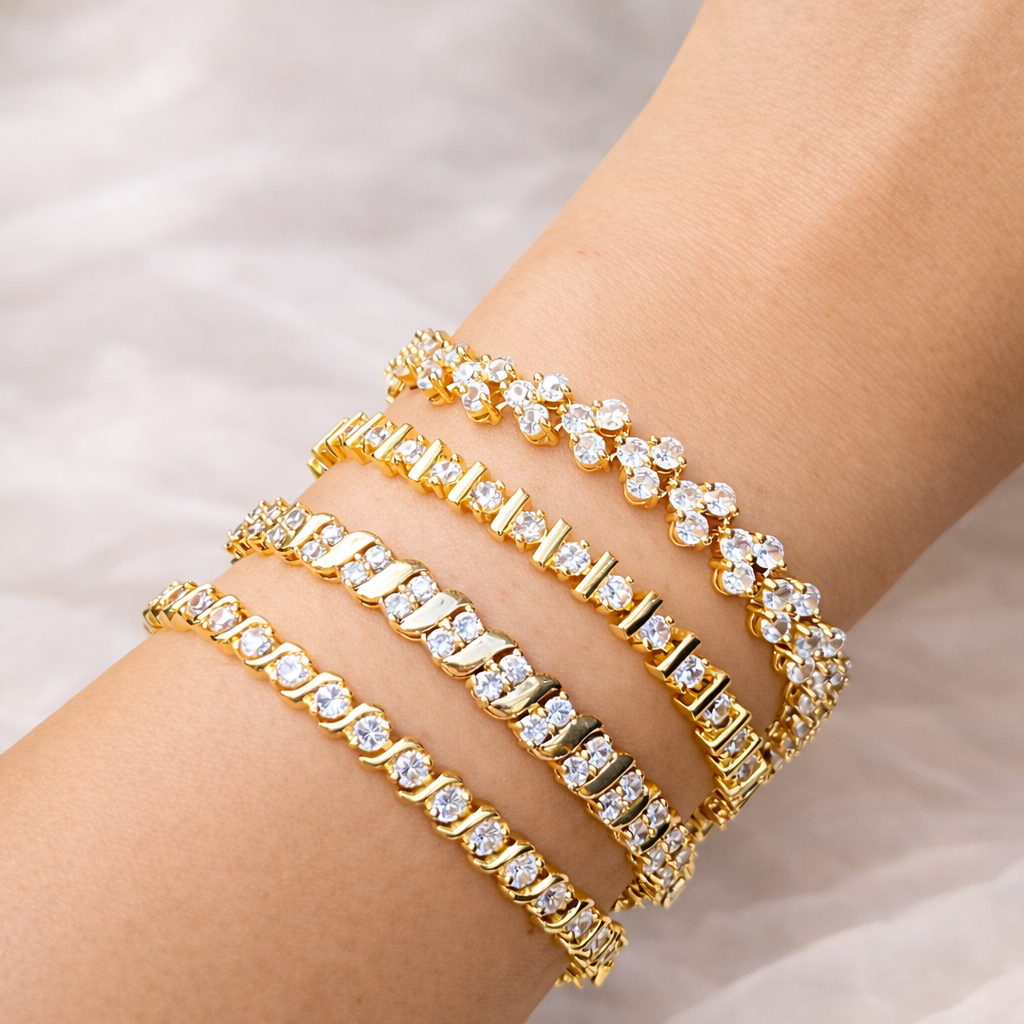 Women’s Diamond Tennis Bracelet With Lab Grown Diamonds
