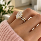 Gold Wedding Ring Diiro Bridal Set Custom Bridal Set Diamond Ring With Diamond Band.