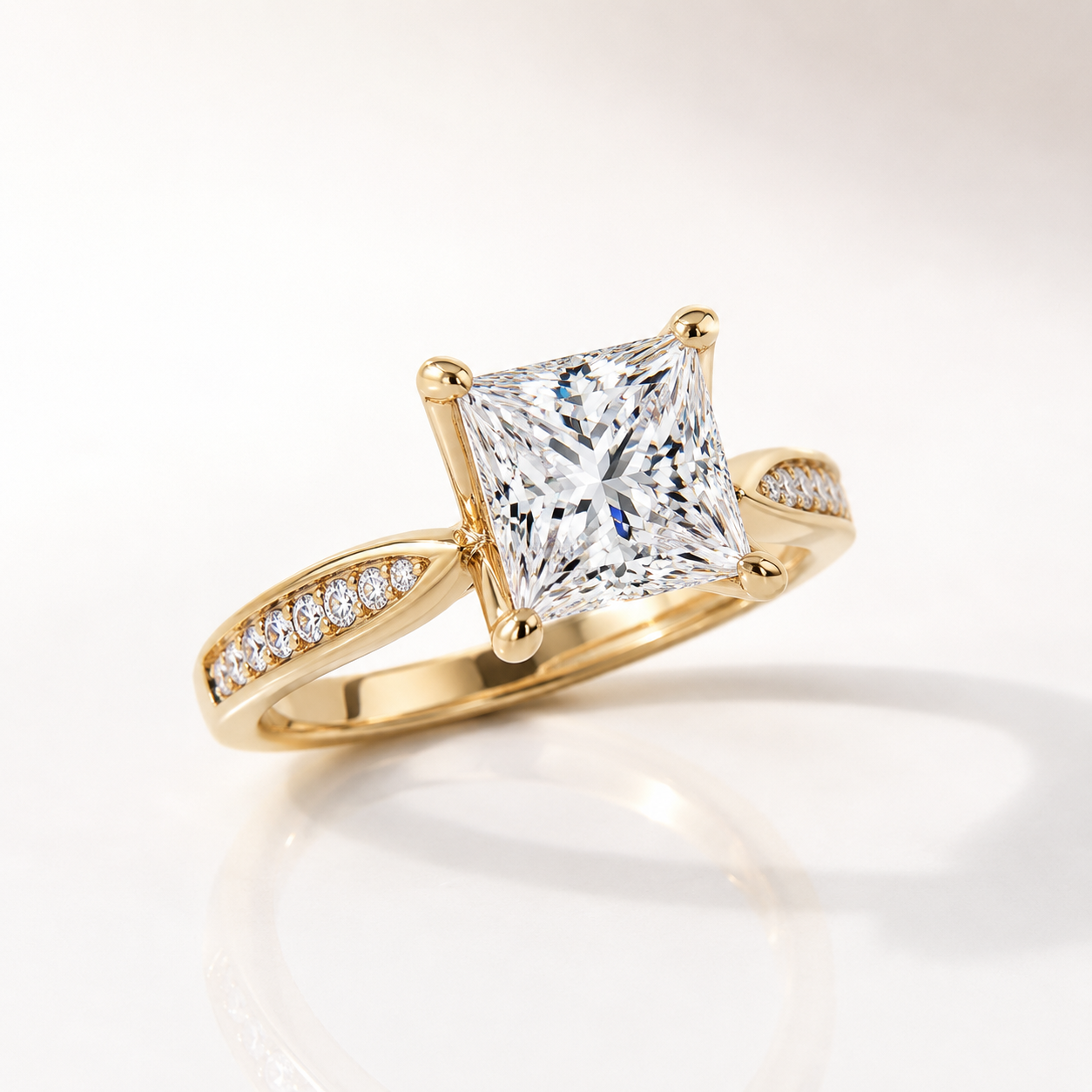Pave Band Ring Pave Band Engagement Ring Engagement Rings With Pave Band.
