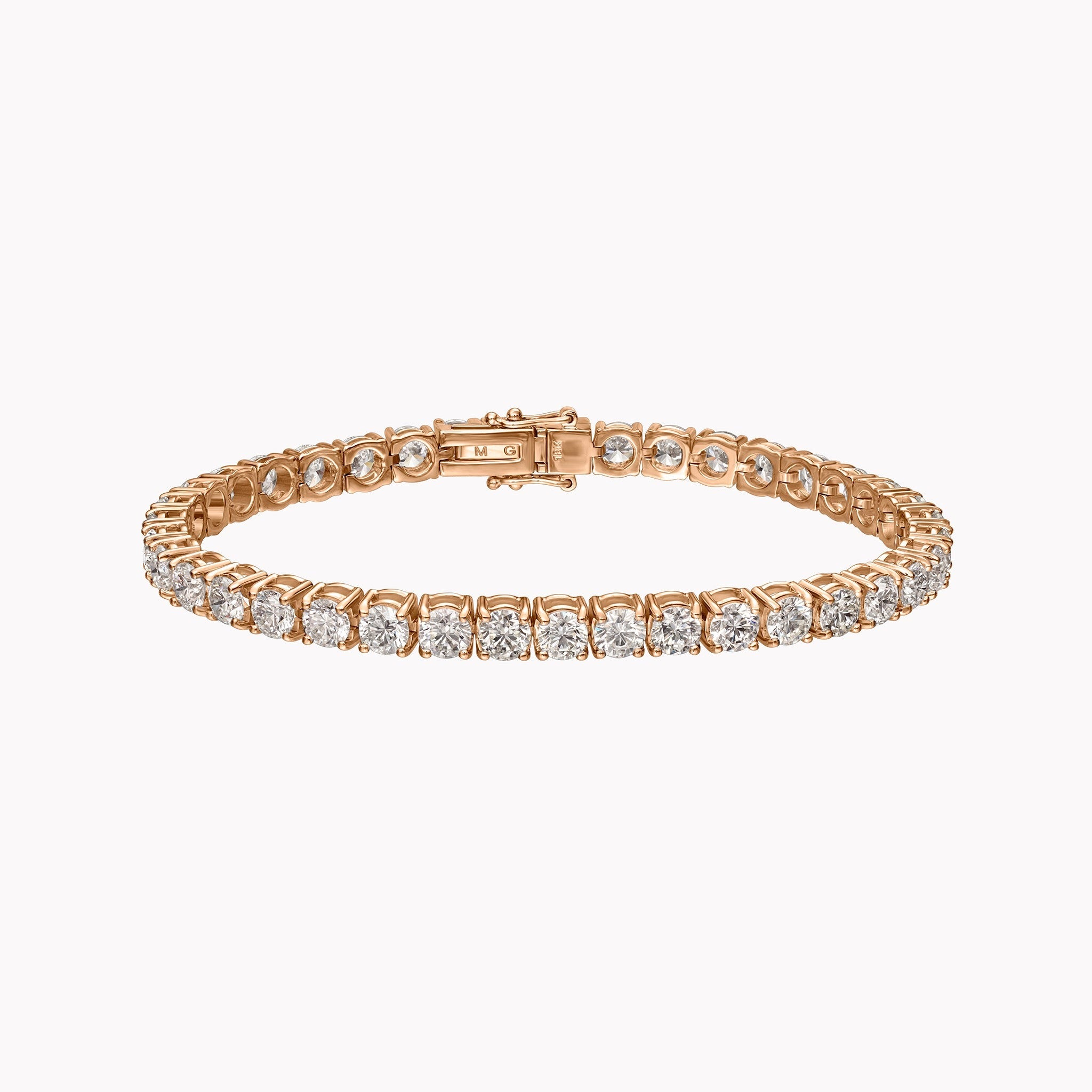 White Gold Tennis Bracelet With Timeless Design
