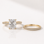 Bridal Ring Set Wedding Set Ring Yellow Gold Ring Diiro.
