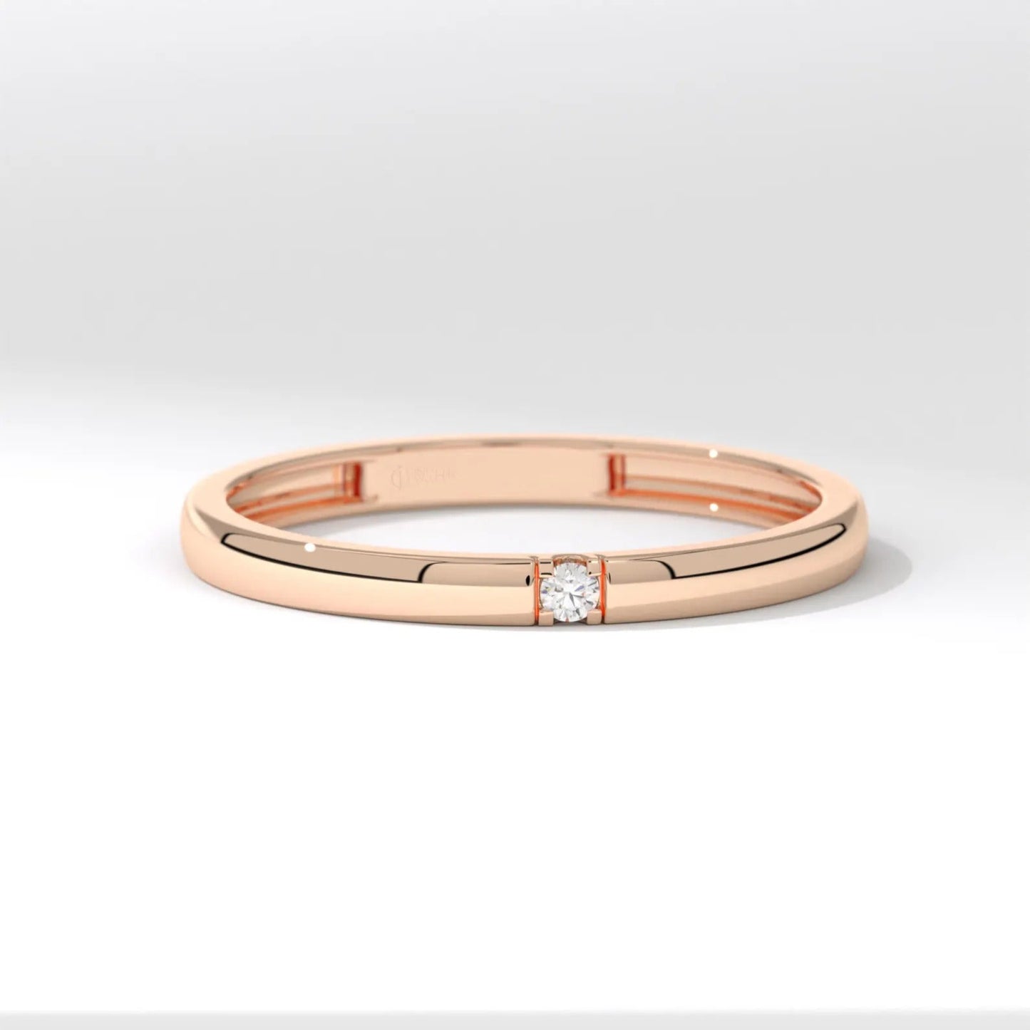 Promise Rings Women's Engagement Rings Minimalist 14K Gold Band Ring