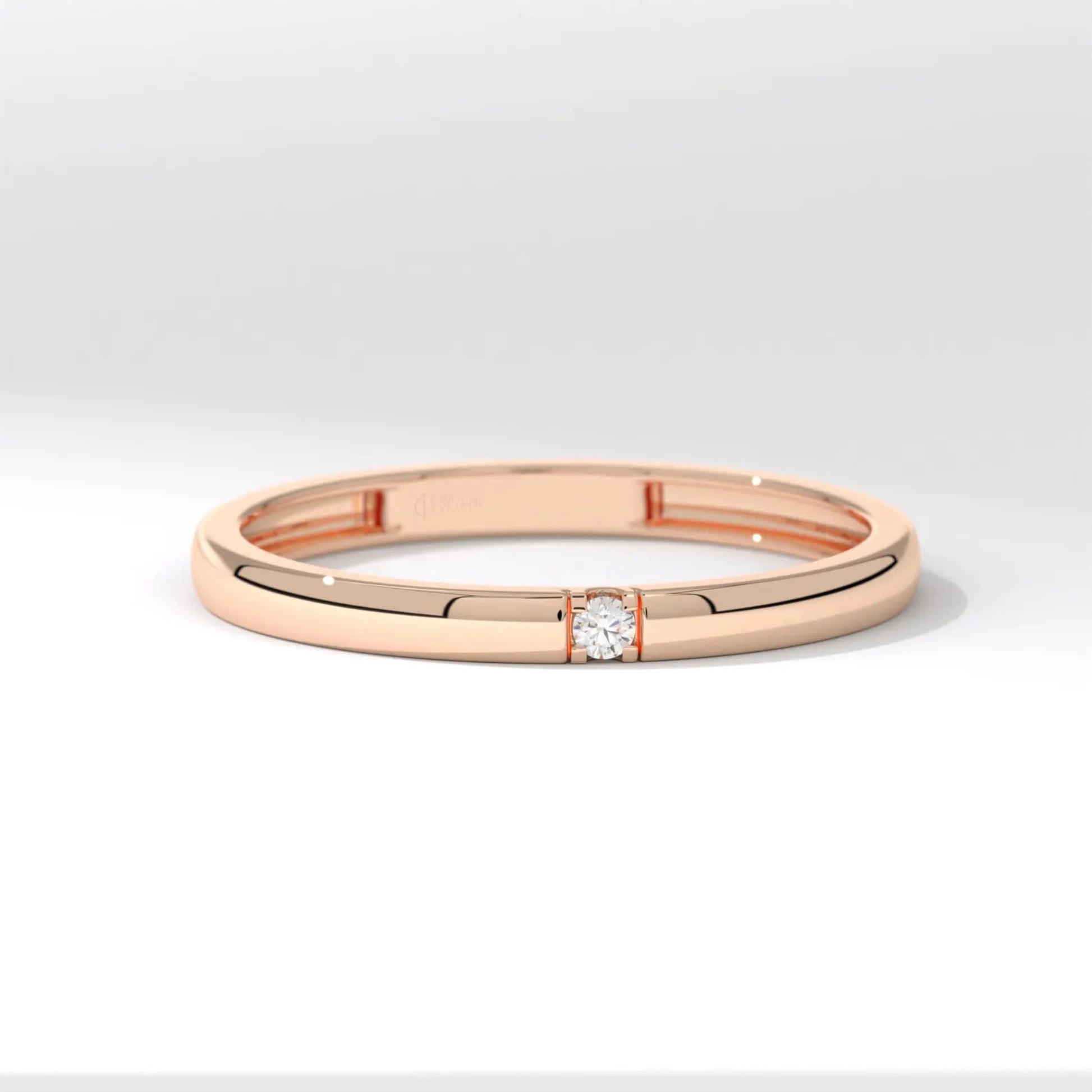 Promise Rings Women's Engagement Rings Minimalist 14K Gold Band Ring