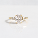 Oval Diamond Ring Oval Diamond Engagement Ring Oval Cut Diamond Ring.
